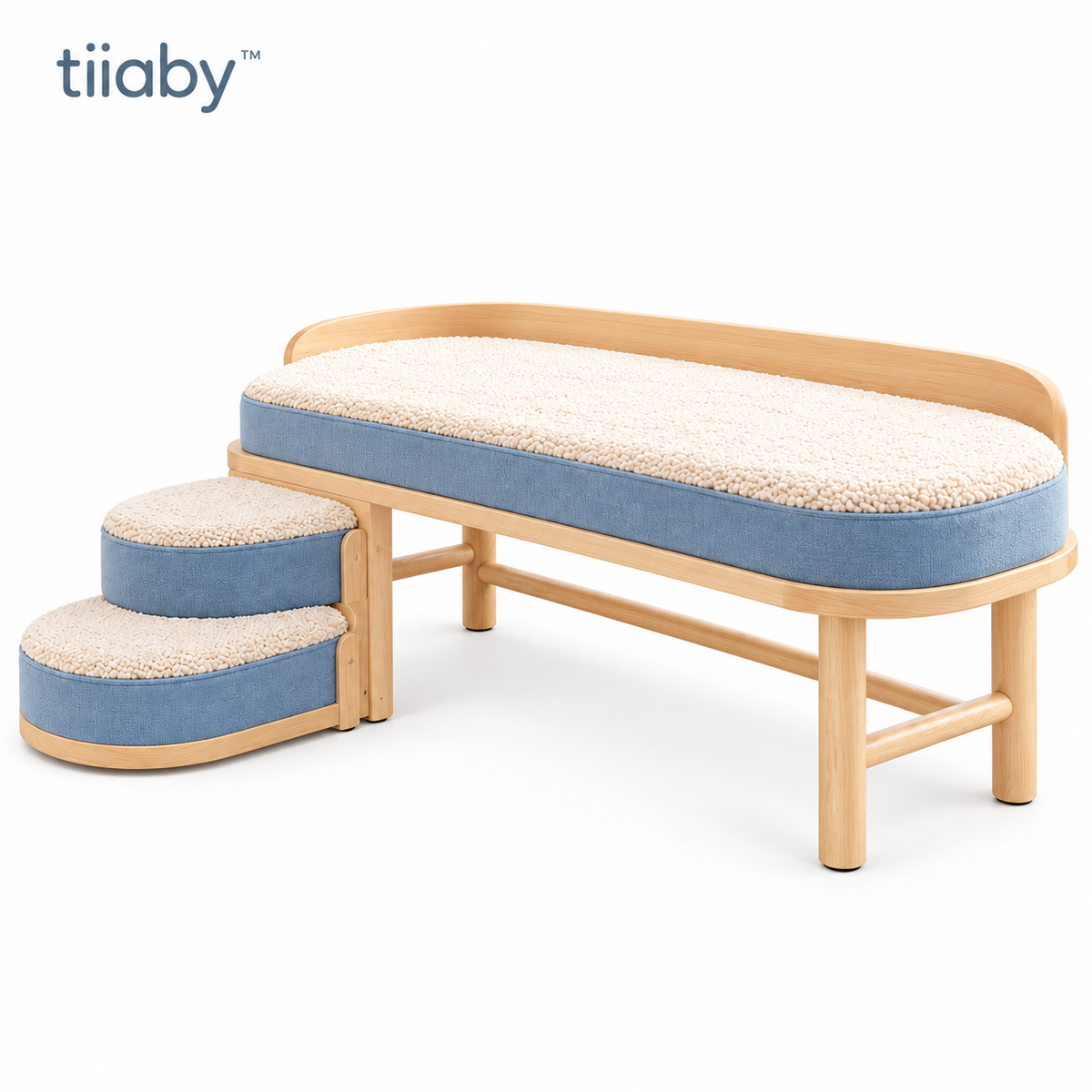 tiiaby Sunstep Window Lounge Bench white background product image