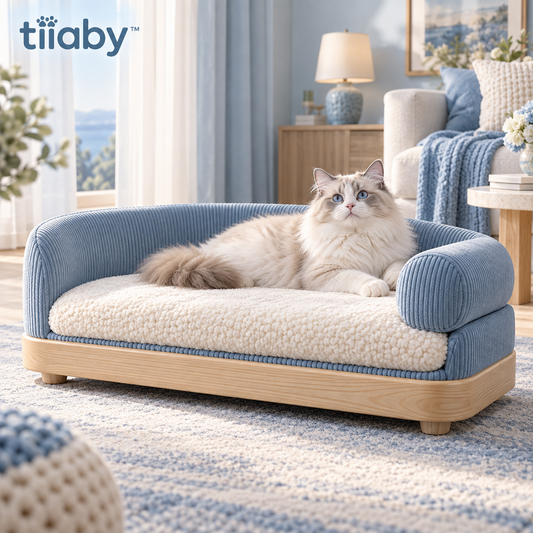 tiiaby Cloudline Comfort Pet Sofa Bed main lifestyle image