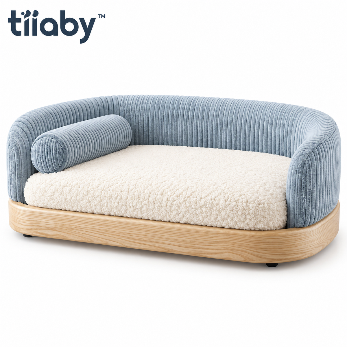 tiiaby Cloudline Comfort Pet Sofa Bed white background product image