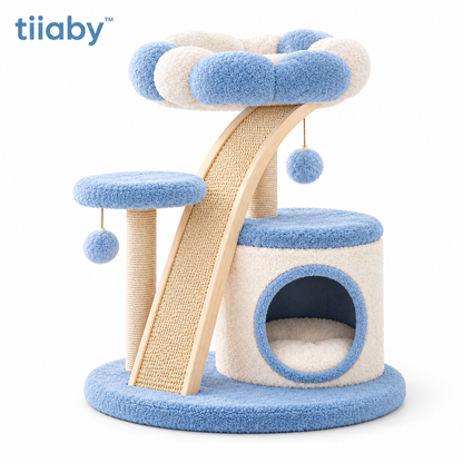 tiiaby OrbitCove Arc Cat Lounge white background product image