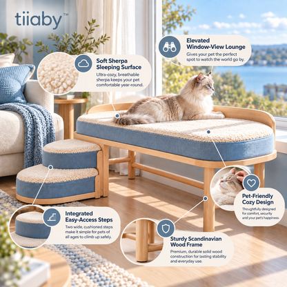 tiiaby Sunstep Window Lounge Bench feature details