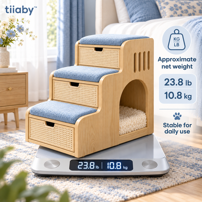 tiiaby StepNest Storage Pet Stairs weight reference