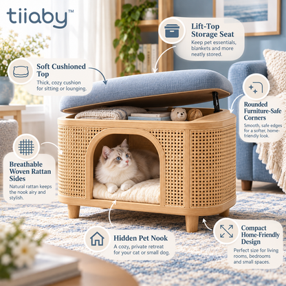 tiiaby MeadowClimb Cat Tower feature details