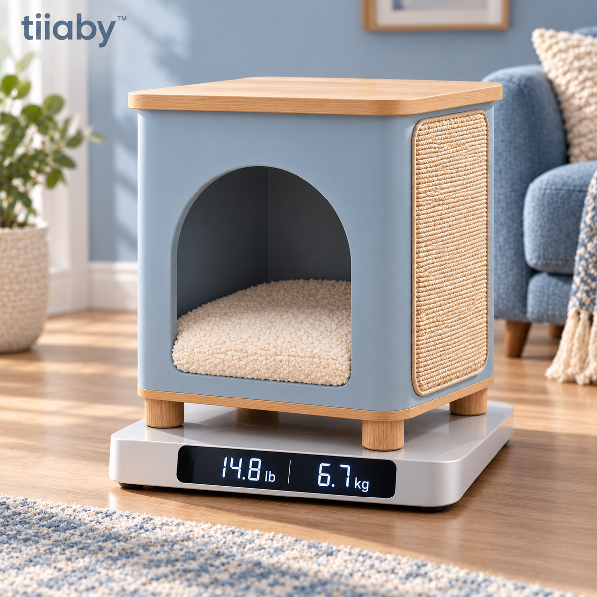 tiiaby NestSide Cat House Table weight reference